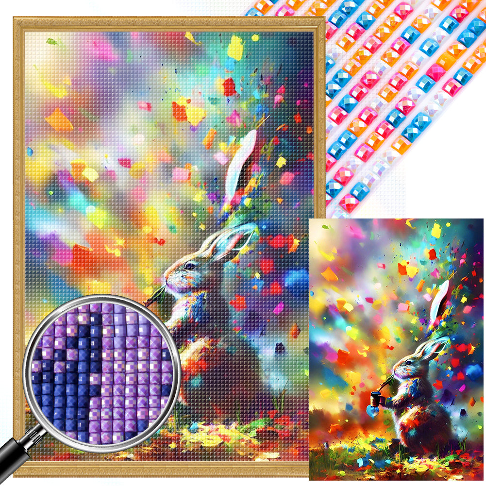 AB Diamond Painting - Full Square - rabbit (40*60CM)