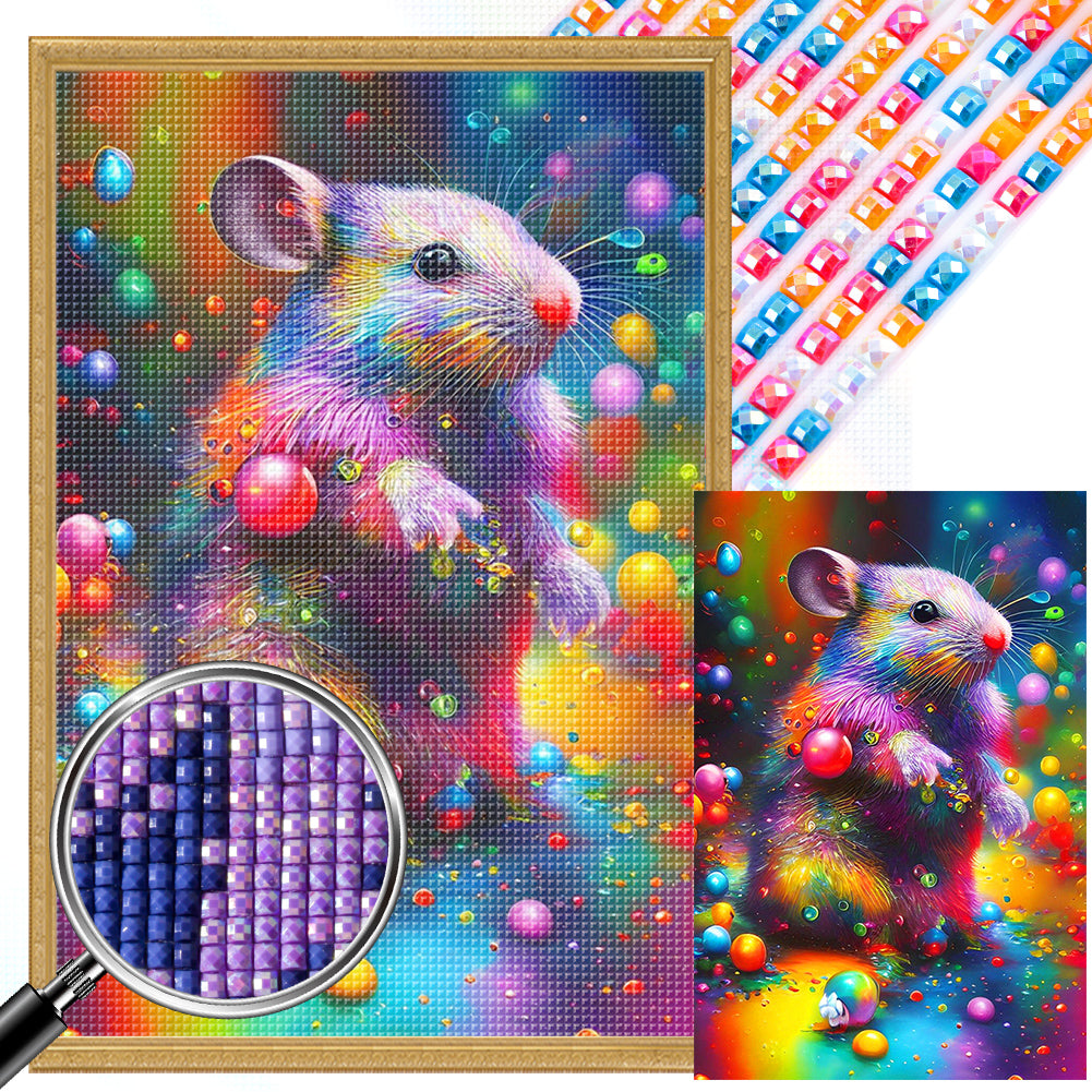 AB Diamond Painting - Full Square - mouse (40*60CM)