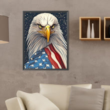 Load image into Gallery viewer, Diamond Painting - Full Round - Eagle and Stars and Stripes (30*40CM)

