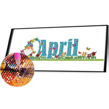 Load image into Gallery viewer, Diamond Painting - Partial Special Shaped - Goblin Calendar (40*20CM)
