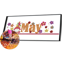 Load image into Gallery viewer, Diamond Painting - Partial Special Shaped - Goblin Calendar (40*20CM)
