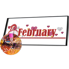 Load image into Gallery viewer, Diamond Painting - Partial Special Shaped - Goblin Calendar (40*20CM)
