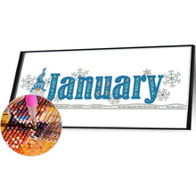 Load image into Gallery viewer, Diamond Painting - Partial Special Shaped - Goblin Calendar (40*20CM)
