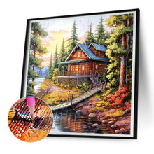Load image into Gallery viewer, Diamond Painting - Full Round - woods house (30*30CM)
