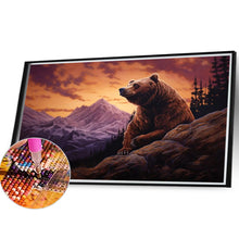 Load image into Gallery viewer, Diamond Painting - Full Round - alpine brown bear (40*30CM)
