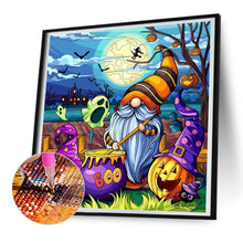 Load image into Gallery viewer, Diamond Painting - Full Round - halloween gnome (30*30CM)
