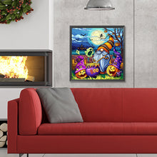 Load image into Gallery viewer, Diamond Painting - Full Round - halloween gnome (30*30CM)
