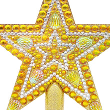 Load image into Gallery viewer, Mini Christmas Tree Star Double Sided Diamond Painting Kits Fun Diamond Art Star
