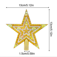 Load image into Gallery viewer, Mini Christmas Tree Star Double Sided Diamond Painting Kits Fun Diamond Art Star
