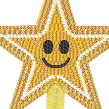 Load image into Gallery viewer, Mini Christmas Tree Star Double Sided Diamond Painting Kits Fun Diamond Art Star
