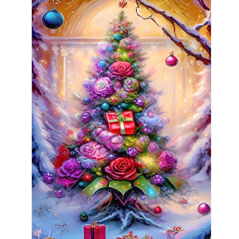 Diamond Painting - Full Round - Christmas tree (30*40CM)
