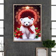 Load image into Gallery viewer, Diamond Painting - Full Round - Christmas bear (30*40CM)
