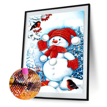 Load image into Gallery viewer, Diamond Painting - Full Round - Christmas snowman (30*40CM)
