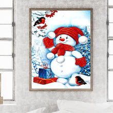 Load image into Gallery viewer, Diamond Painting - Full Round - Christmas snowman (30*40CM)
