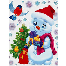 Load image into Gallery viewer, Diamond Painting - Full Round - Christmas snowman (30*40CM)

