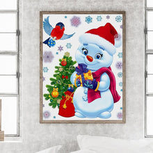 Load image into Gallery viewer, Diamond Painting - Full Round - Christmas snowman (30*40CM)
