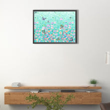 Load image into Gallery viewer, AB Diamond Painting - Full Square - Butterfly on flower bush (30*40CM)
