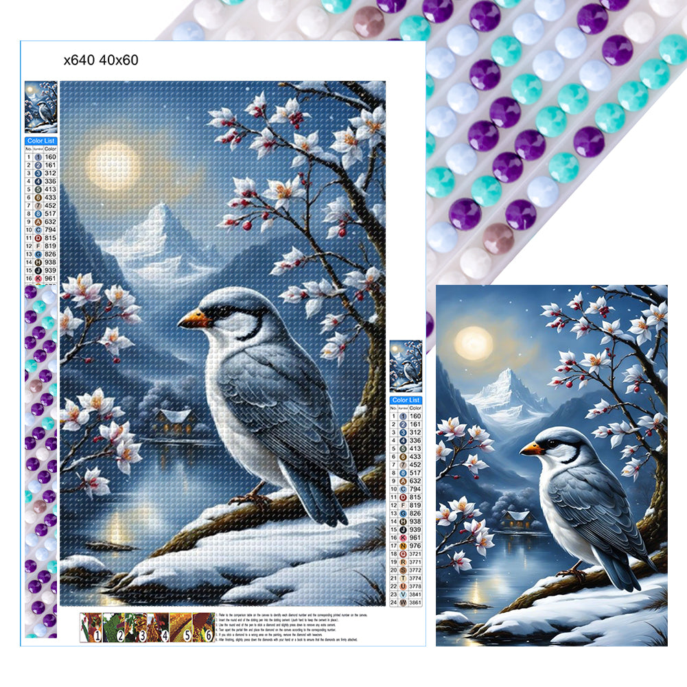 Diamond Painting - Full Round - animals in the snow (40*60CM)