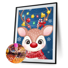 Load image into Gallery viewer, Diamond Painting - Full Round - Christmas deer (30*40CM)
