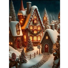Load image into Gallery viewer, Diamond Painting - Full Round - snow House (30*40CM)
