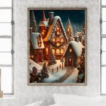 Load image into Gallery viewer, Diamond Painting - Full Round - snow House (30*40CM)
