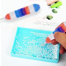 Load image into Gallery viewer, Plush Diamond Painting Drill Pens Diamond Art Painting Tools Pen (Blue Orange)
