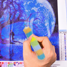 Load image into Gallery viewer, Plush Diamond Painting Drill Pens Diamond Art Painting Tools Pen (Orange Yellow)
