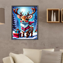 Load image into Gallery viewer, Diamond Painting - Full Square - Elk in the snow (30*40CM)
