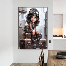 Load image into Gallery viewer, Diamond Painting - Full Square - Mechanic Girl (50*70CM)
