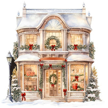 Load image into Gallery viewer, Diamond Painting - Full Round - Christmas candy house (30*30CM)
