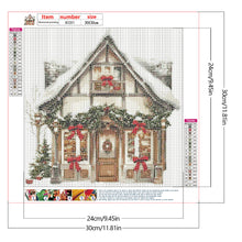 Load image into Gallery viewer, Diamond Painting - Full Round - Christmas candy house (30*30CM)
