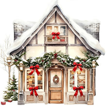 Load image into Gallery viewer, Diamond Painting - Full Round - Christmas candy house (30*30CM)
