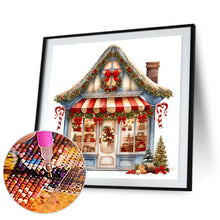 Load image into Gallery viewer, Diamond Painting - Full Round - Christmas candy house (30*30CM)
