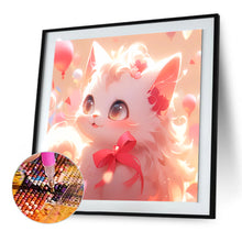 Load image into Gallery viewer, Diamond Painting - Full Round - cat under balloon (30*30CM)
