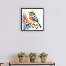 Load image into Gallery viewer, Diamond Painting - Full Round - Kingfisher on a branch (30*30CM)
