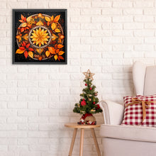 Load image into Gallery viewer, Diamond Painting - Full Round - circle maple leaf (30*30CM)
