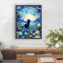 Load image into Gallery viewer, Diamond Painting - Full Round - Starry Sky and Cat¡¤Left (30*40CM)

