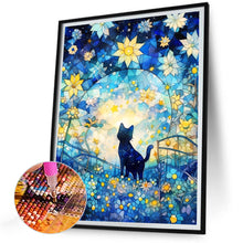 Load image into Gallery viewer, Diamond Painting - Full Round - Starry Sky and Cat¡¤Right (30*40CM)
