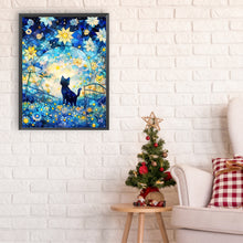 Load image into Gallery viewer, Diamond Painting - Full Round - Starry Sky and Cat¡¤Right (30*40CM)
