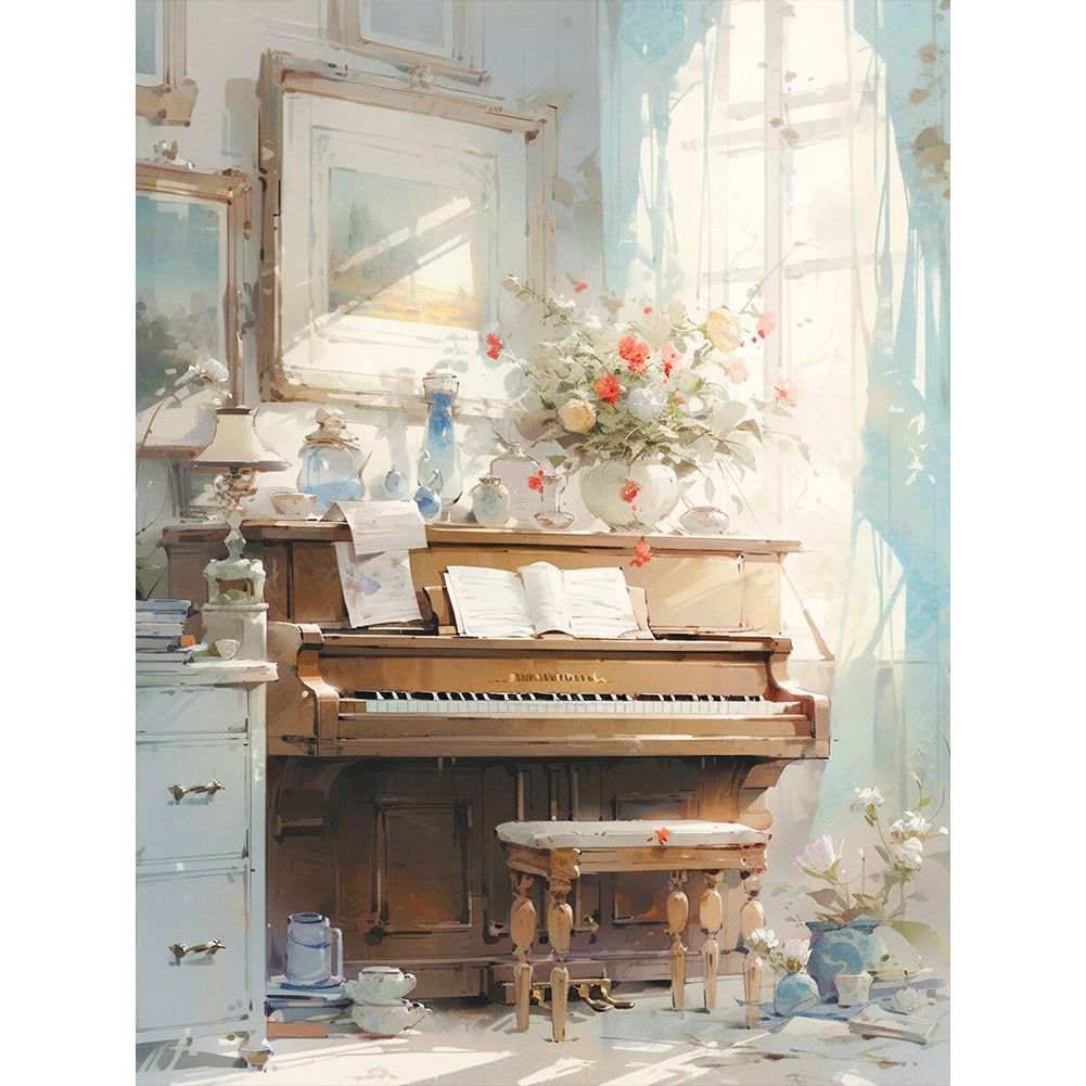Diamond Painting - Full Round - Piano¡¤Memorial (30*40CM)