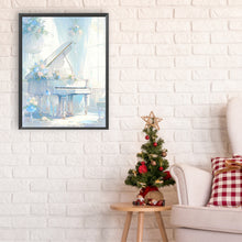 Load image into Gallery viewer, Diamond Painting - Full Round - Piano¡¤White and Blue (30*40CM)
