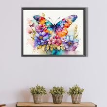 Load image into Gallery viewer, Diamond Painting - Full Round - colorful butterfly (40*30CM)
