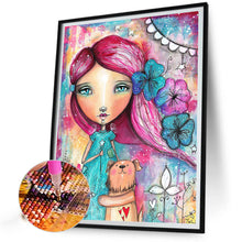 Load image into Gallery viewer, Diamond Painting - Full Round - abstract girl (40*50CM)

