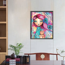 Load image into Gallery viewer, Diamond Painting - Full Round - abstract girl (40*50CM)
