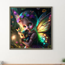 Load image into Gallery viewer, Diamond Painting - Full Round - butterfly fairy (30*30CM)
