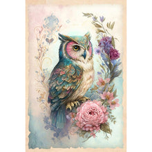 Load image into Gallery viewer, Diamond Painting - Full Round - Owl on the branch (40*60CM)
