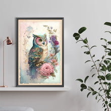Load image into Gallery viewer, Diamond Painting - Full Round - Owl on the branch (40*60CM)
