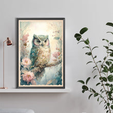 Load image into Gallery viewer, Diamond Painting - Full Round - owl on tree (40*60CM)
