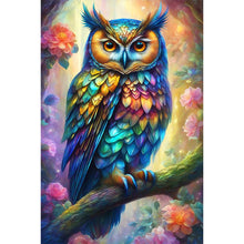 Load image into Gallery viewer, Diamond Painting - Full Round - Colorful Owl (40*60CM)
