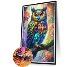 Load image into Gallery viewer, Diamond Painting - Full Round - Colorful Owl (40*60CM)
